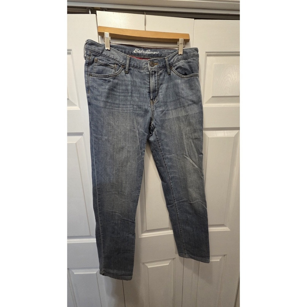 Eddie Bauer Size 10 Womens Flannel Lined Jeans